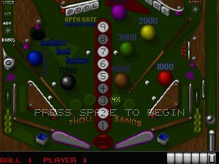 Silverball (DOS) screenshot: Snooker Champ