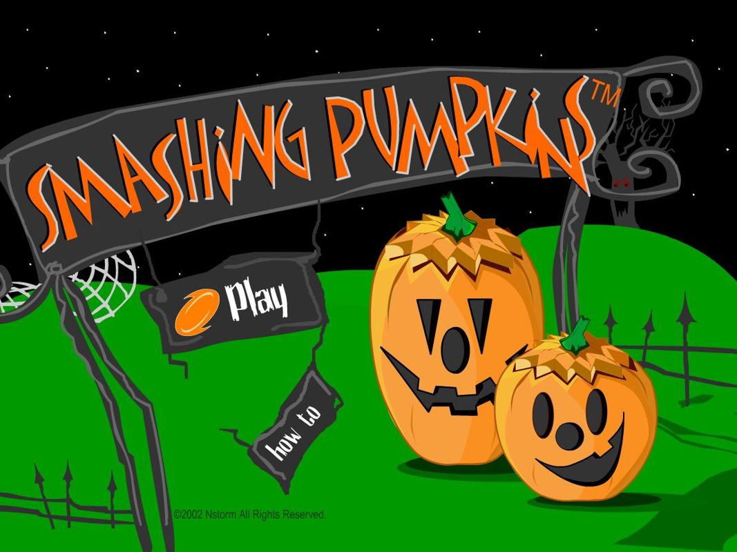 Smashing Pumpkins (Windows) screenshot: Title screen