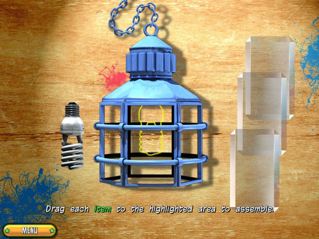 Yard Sale Hidden Treasures: Sunnyville (Windows) screenshot: Assembling the lantern
