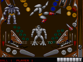 Silverball (DOS) screenshot: Warbot