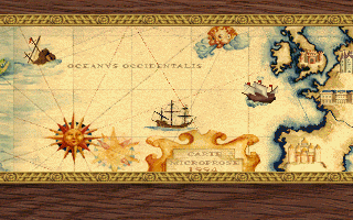 Sid Meier's Colonization (DOS) screenshot: Game intro sequence