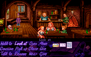 Simon the Sorcerer (DOS) screenshot: The Drunken Druid