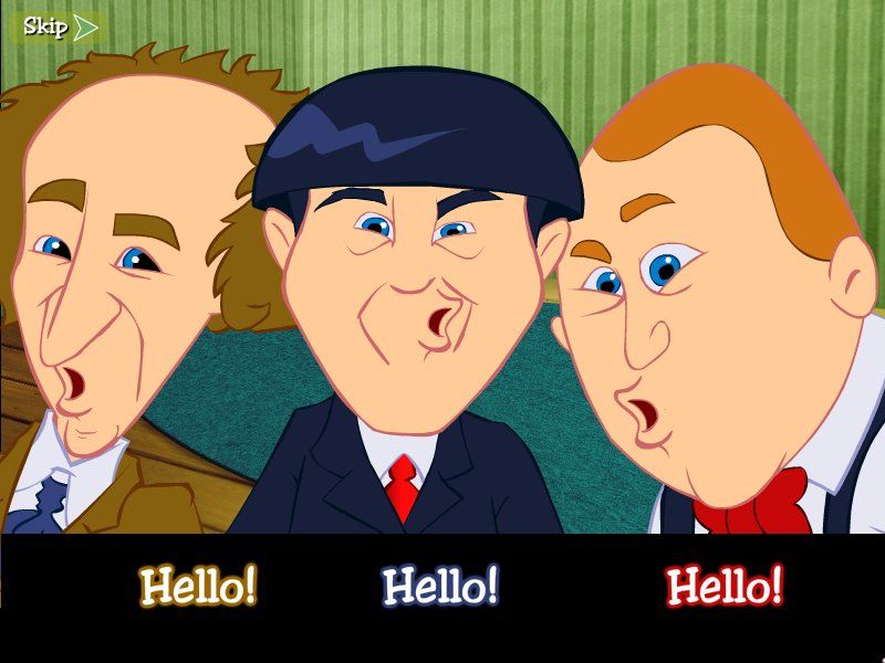 The Three Stooges: Treasure Hunt Hijinks (Windows) screenshot: The three stooges