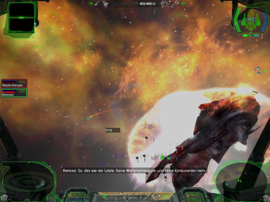 Darkstar One (Windows) screenshot: KABOOM!
