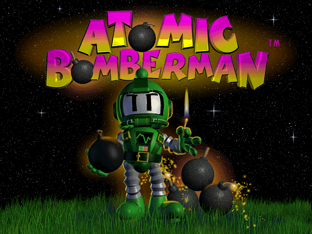 Atomic Bomberman (Windows) screenshot: Title screen
