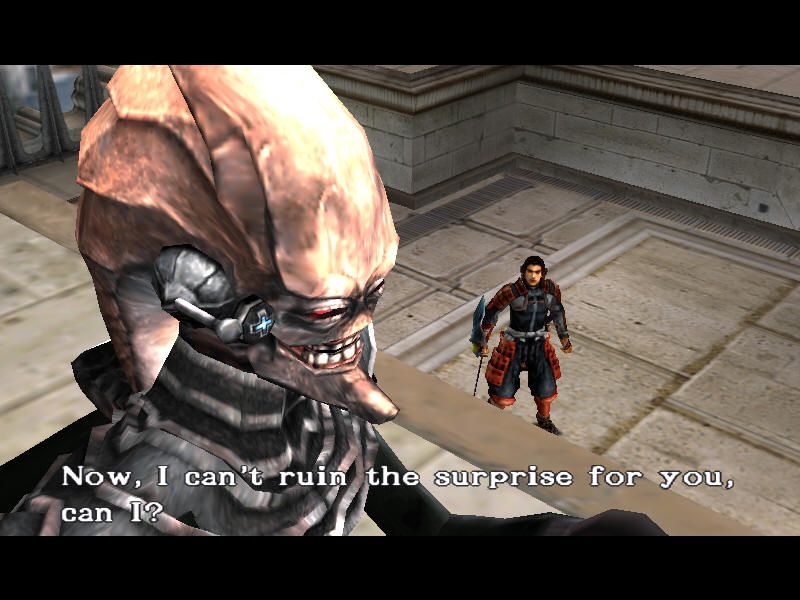 Onimusha 3: Demon Siege (Windows) screenshot: The bad guy, obviously.