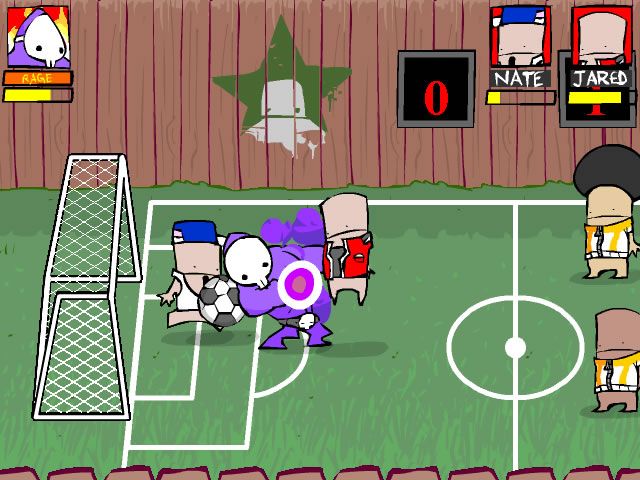Dad 'n Me (Browser) screenshot: You can even score goals here.