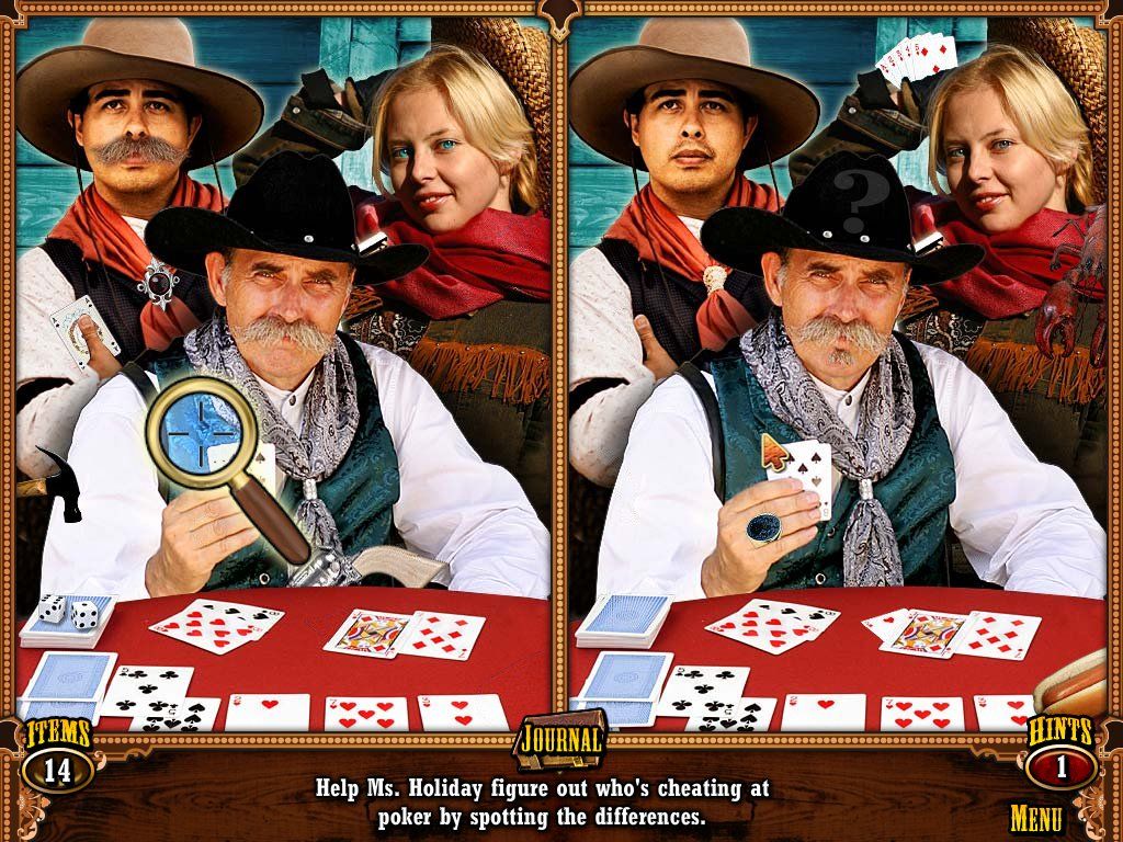 Wild West Quest (Windows) screenshot: Another spot-the-differences game