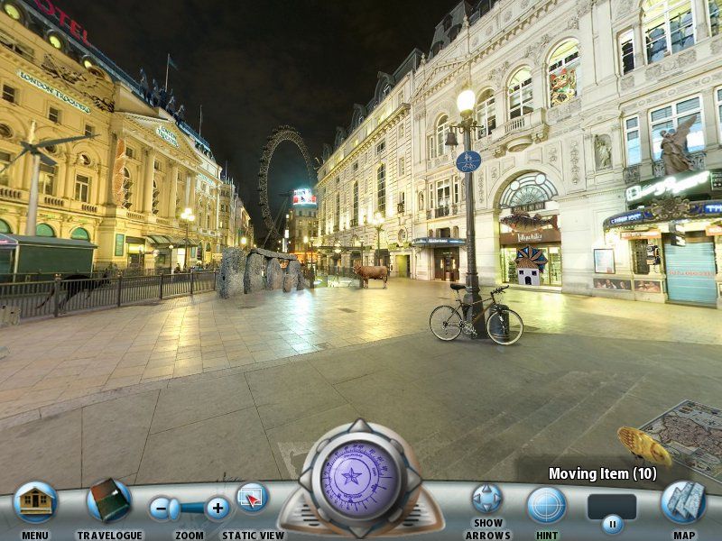 Mystery in London (Windows) screenshot: Another view of Piccadilly Circus