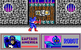 The Amazing Spider-Man and Captain America in Dr. Doom's Revenge! (DOS) screenshot: Ingame shot