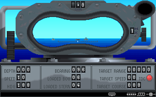 Silent Service II (DOS) screenshot: Bridge