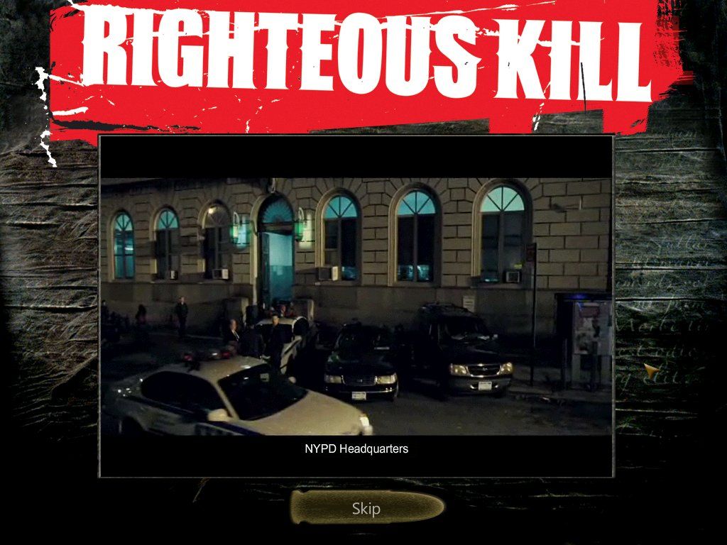 Righteous Kill (Windows) screenshot: Introduction