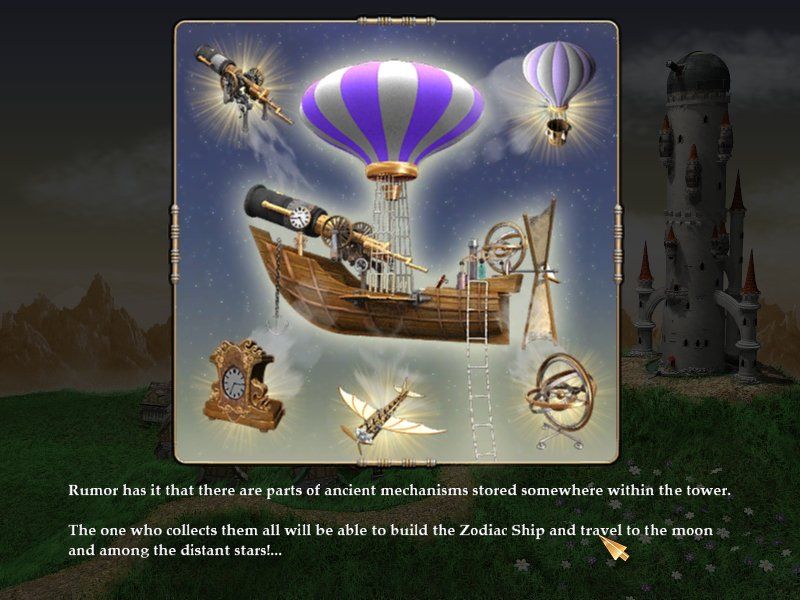Zodiac Tower (Windows) screenshot: Zodiac ship