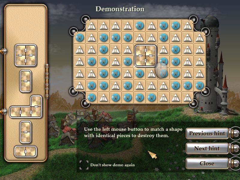 Zodiac Tower (Windows) screenshot: Demo