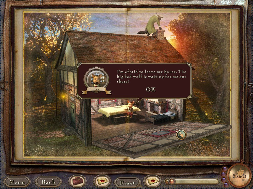 Azada: Ancient Magic (Windows) screenshot: Wolf and the pig