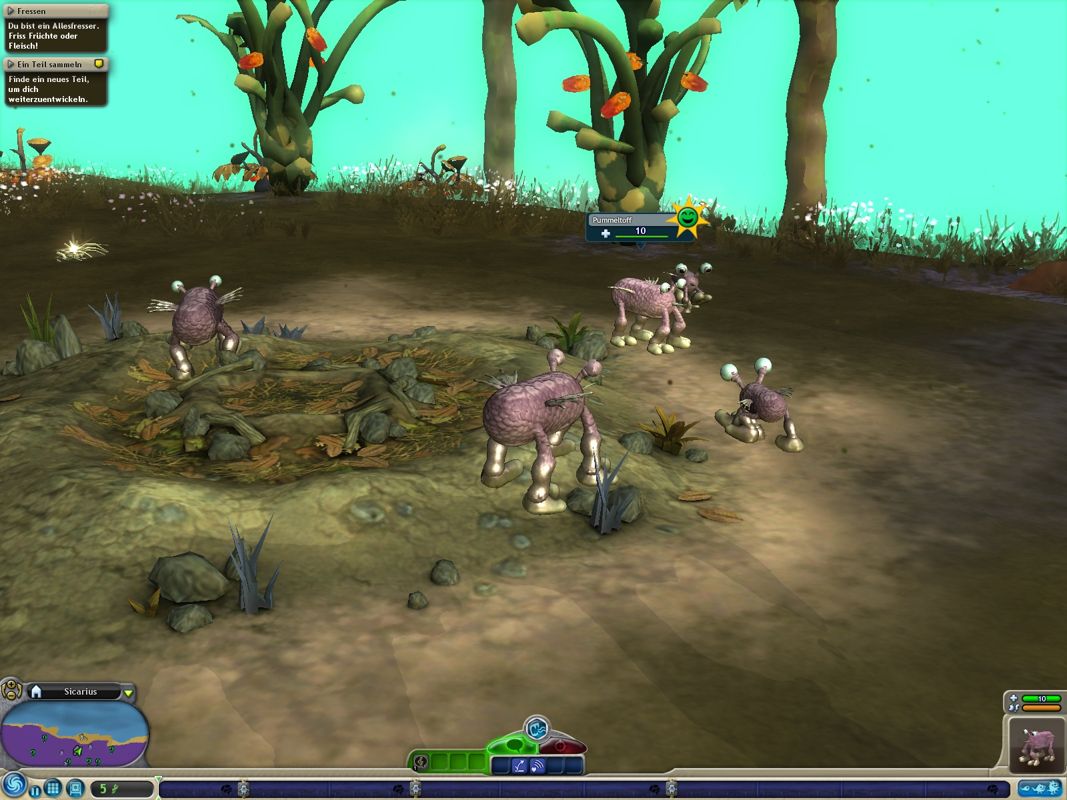 Spore (Windows) screenshot: Isn't my family nice?