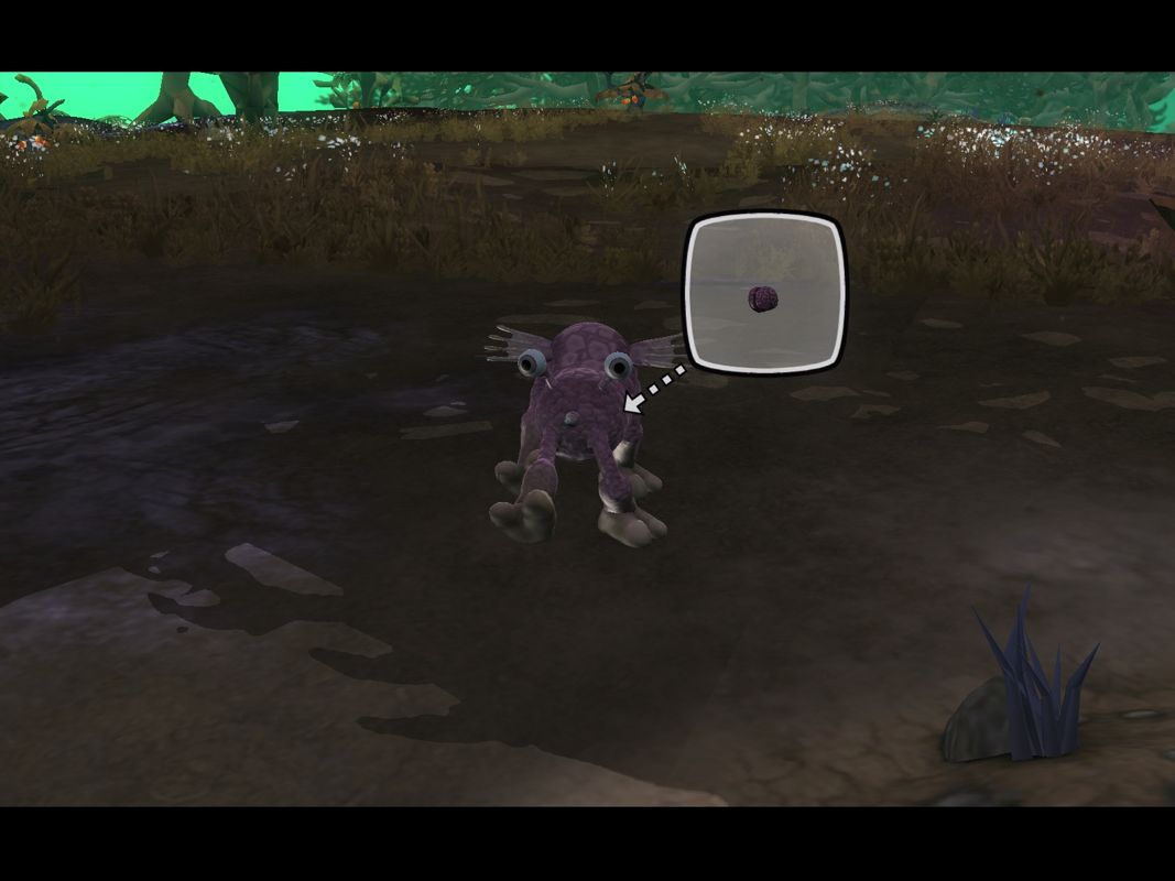 Spore (Windows) screenshot: My creatures brain size increased.