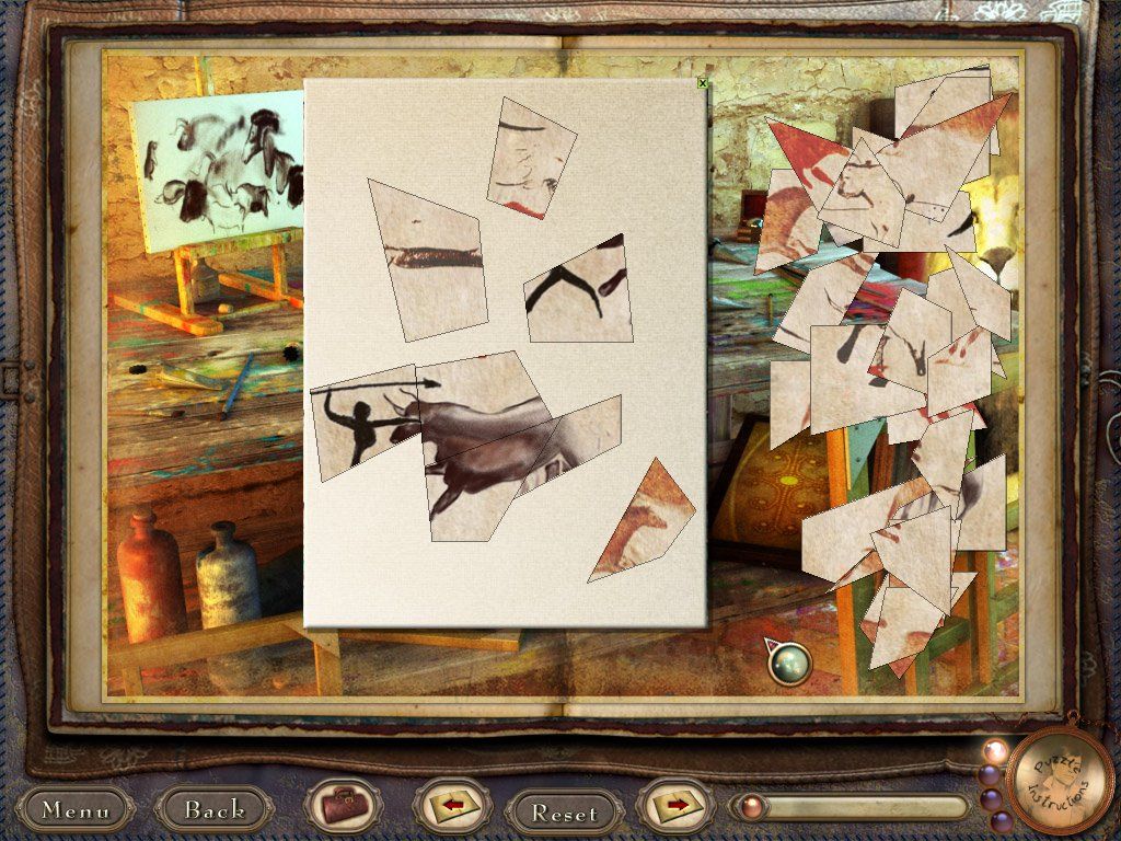 Azada: Ancient Magic (Windows) screenshot: Jigsaw puzzle