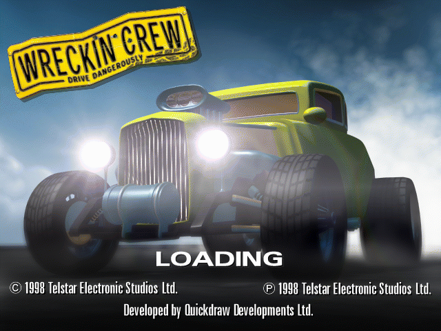 Wreckin Crew (DOS) screenshot: Loading screen