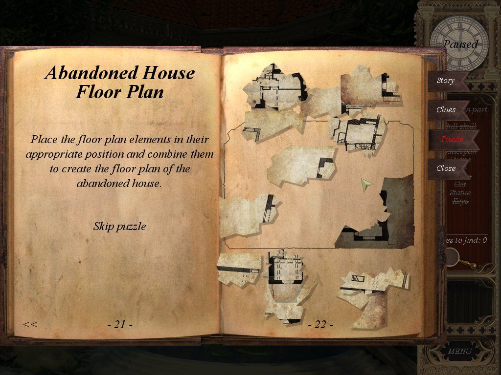 Mystery Chronicles: Murder Among Friends (Windows) screenshot: Jigsaw puzzle