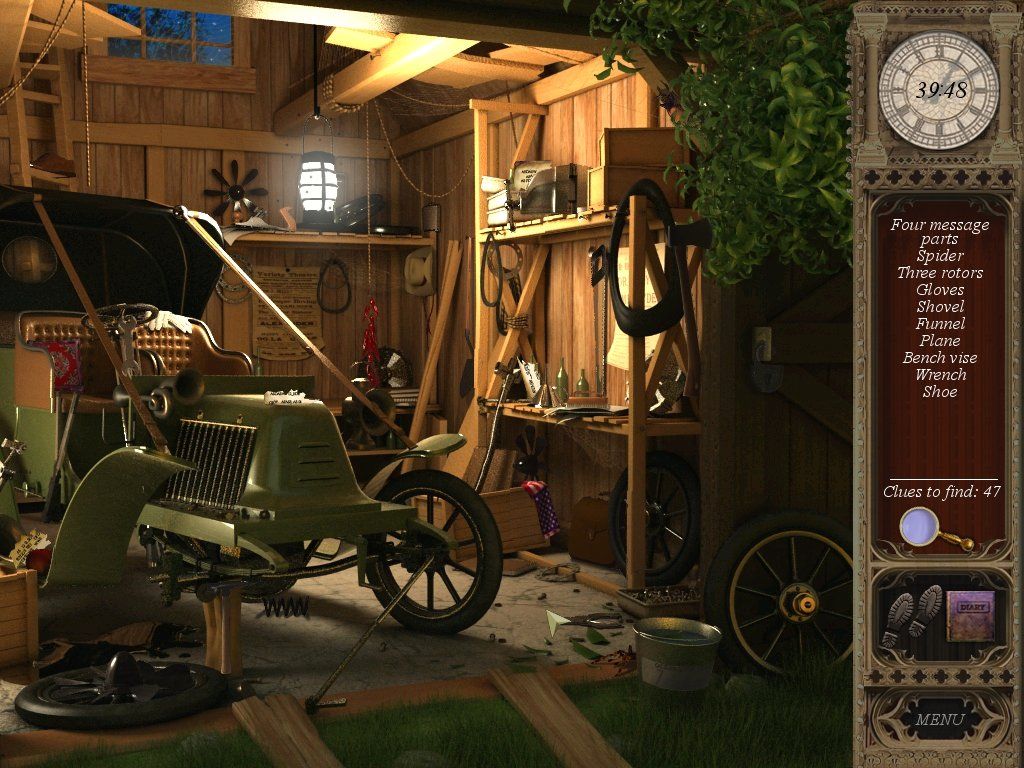 Mystery Chronicles: Murder Among Friends (Windows) screenshot: Garage