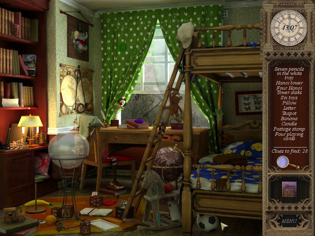 Mystery Chronicles: Murder Among Friends (Windows) screenshot: Child's room