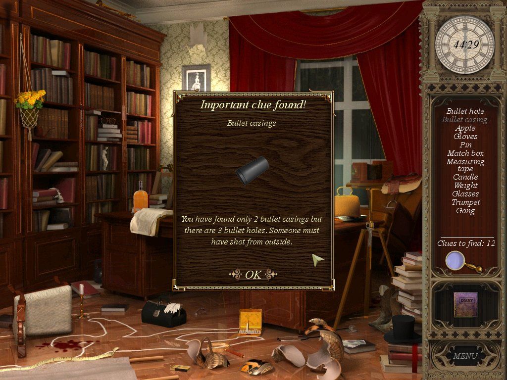 Mystery Chronicles: Murder Among Friends (Windows) screenshot: A clue