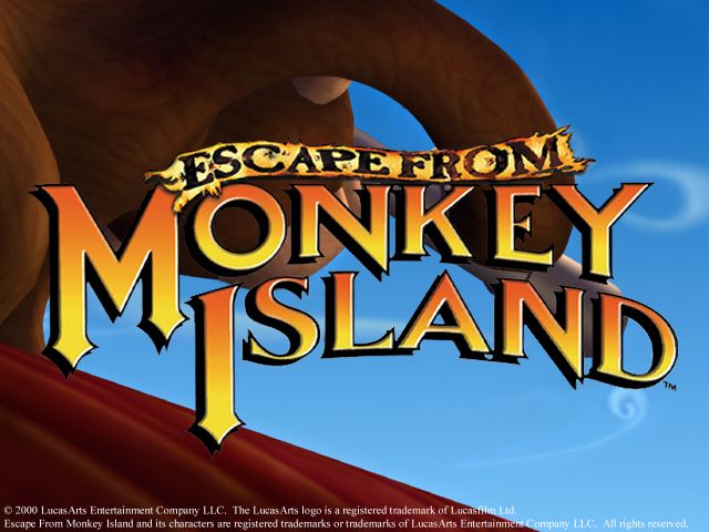 Escape from Monkey Island (Windows) screenshot: Title screen