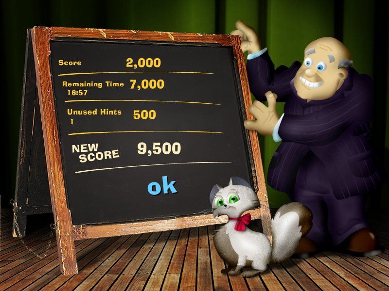 House of Wonders: Kitty Kat Wedding (Windows) screenshot: Statistics