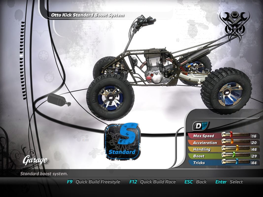 Pure (Windows) screenshot: Building an ATV.