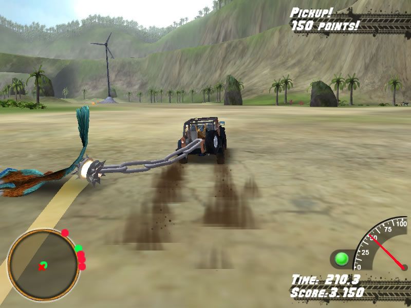 Off-Road Velociraptor Safari (Browser) screenshot: Scouting for an extractor.