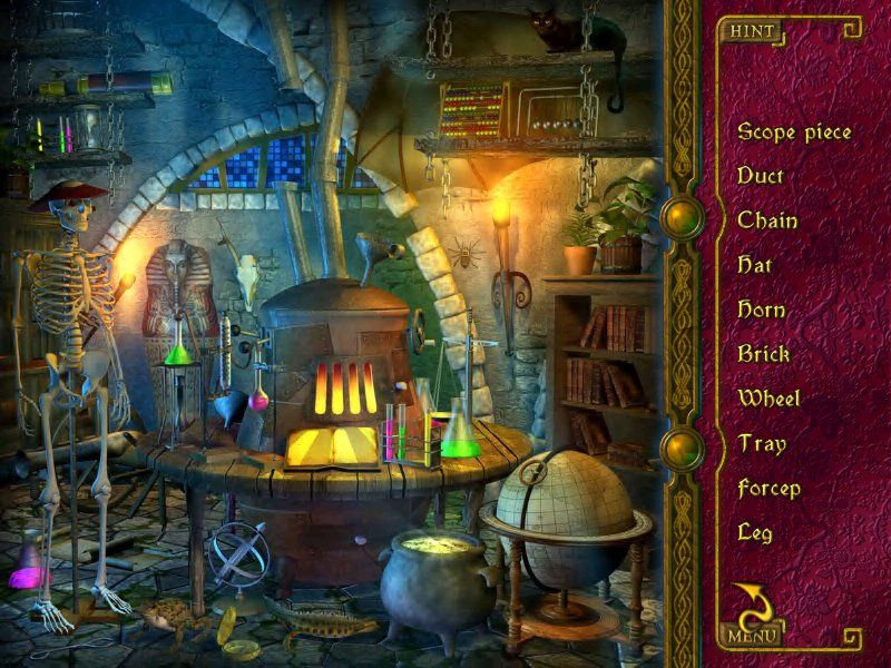 The Wizard's Pen (Windows) screenshot: Alchemy lab