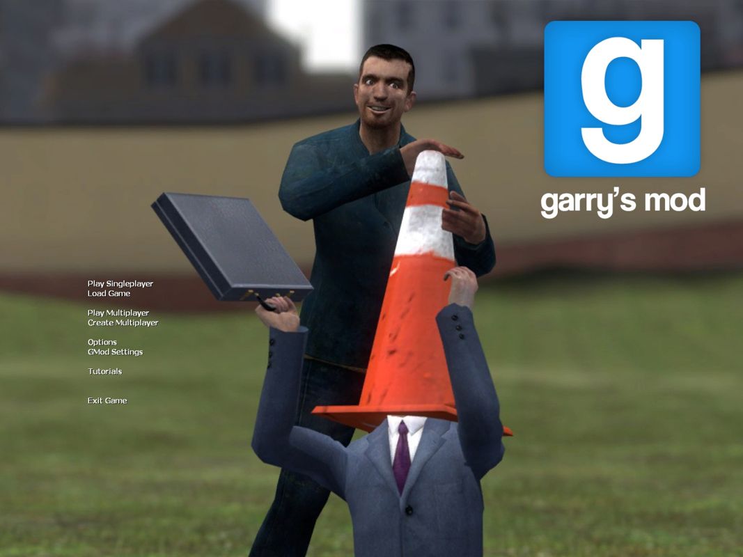 Garry's Mod (Windows) screenshot: Main menu