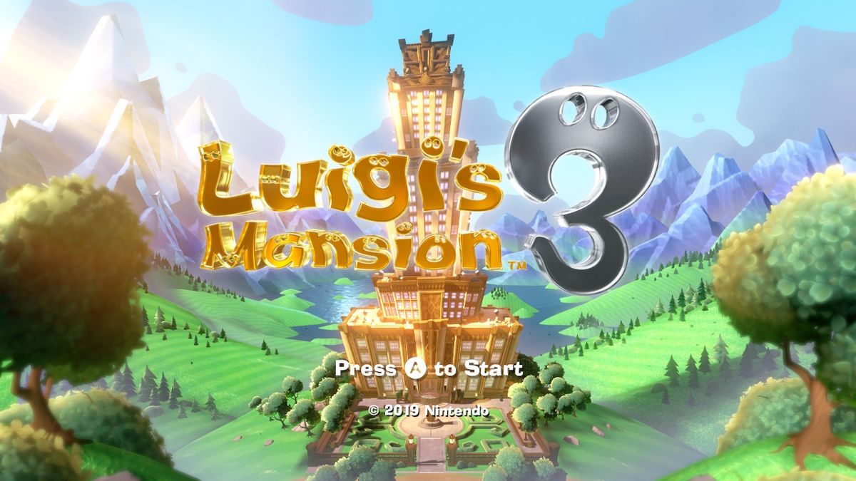 Luigi's Mansion 3 (Nintendo Switch) screenshot: Title Screen