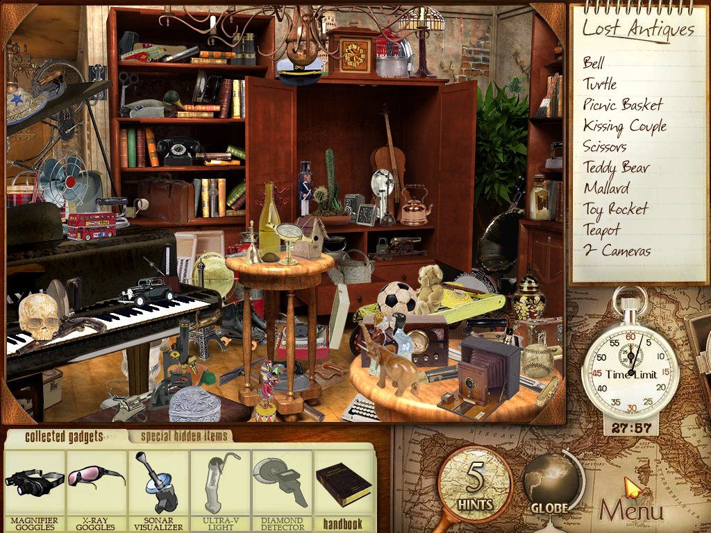 Hidden Relics (Windows) screenshot: Piano room