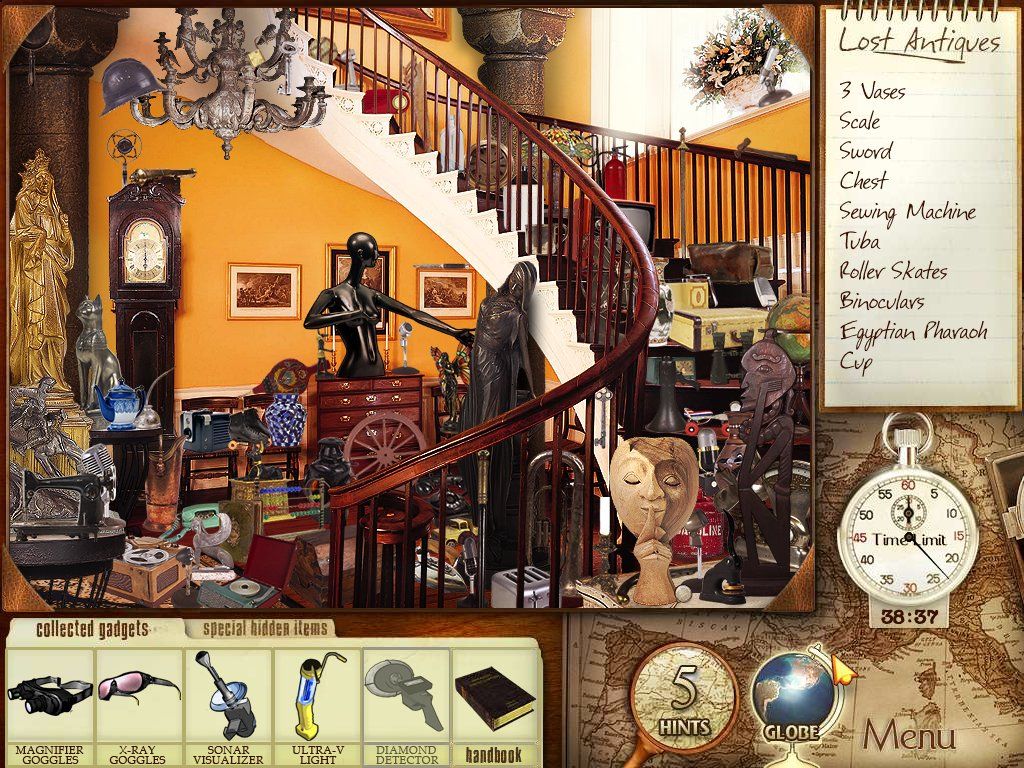 Hidden Relics (Windows) screenshot: Stairs