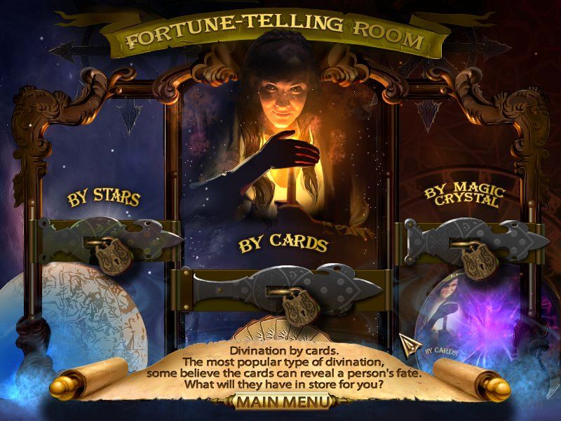 Cassandra's Journey: The Legacy of Nostradamus (Windows) screenshot: Fortune-Telling room