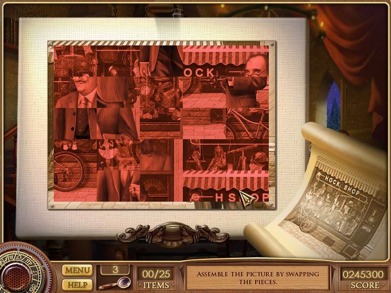 Cassandra's Journey: The Legacy of Nostradamus (Windows) screenshot: Tile puzzle