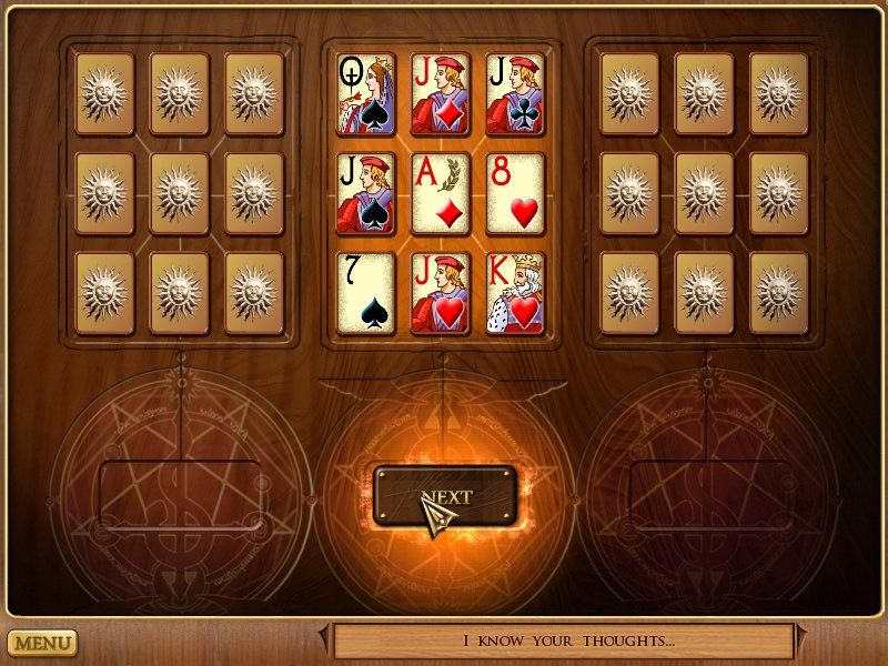 Cassandra's Journey: The Legacy of Nostradamus (Windows) screenshot: Card trick