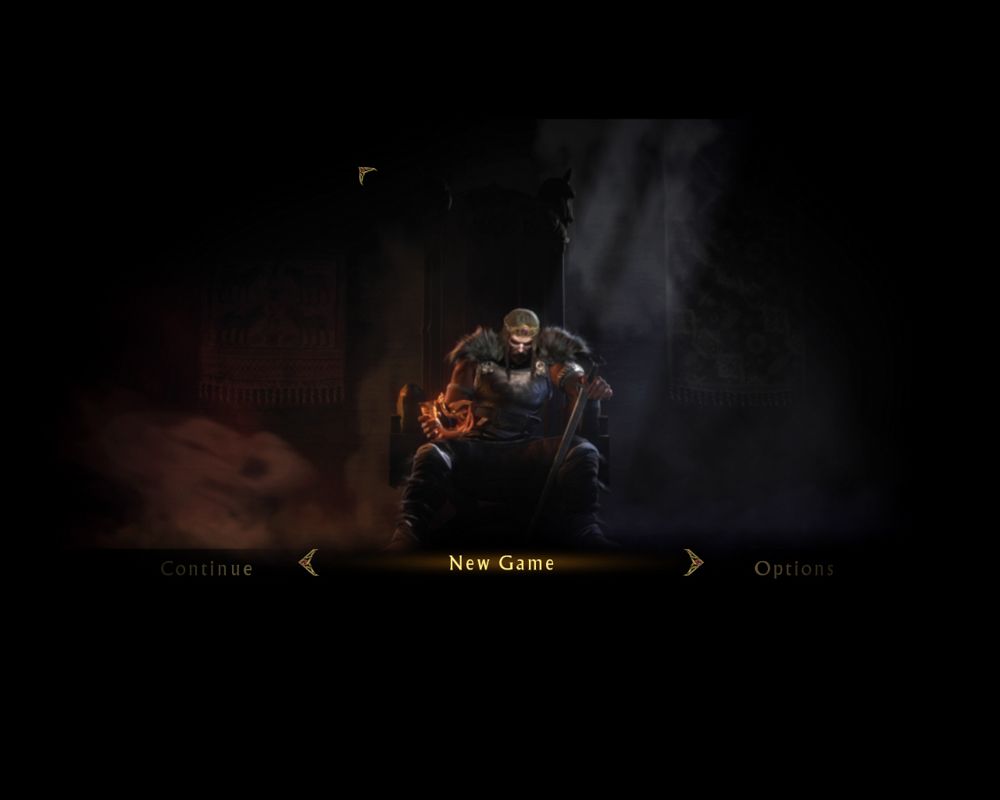 Beowulf: The Game (Windows) screenshot: Main menu