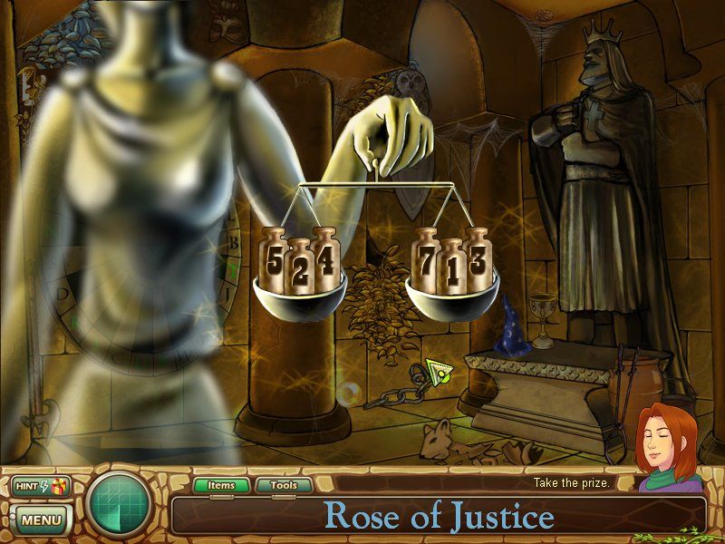Samantha Swift and the Hidden Roses of Athena (Windows) screenshot: Weights puzzle