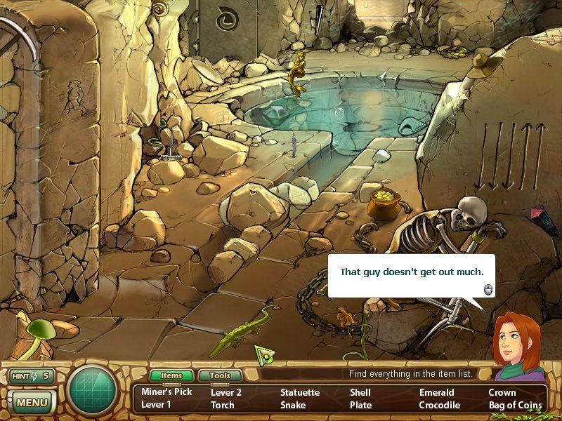 Samantha Swift and the Hidden Roses of Athena (Windows) screenshot: Small pool