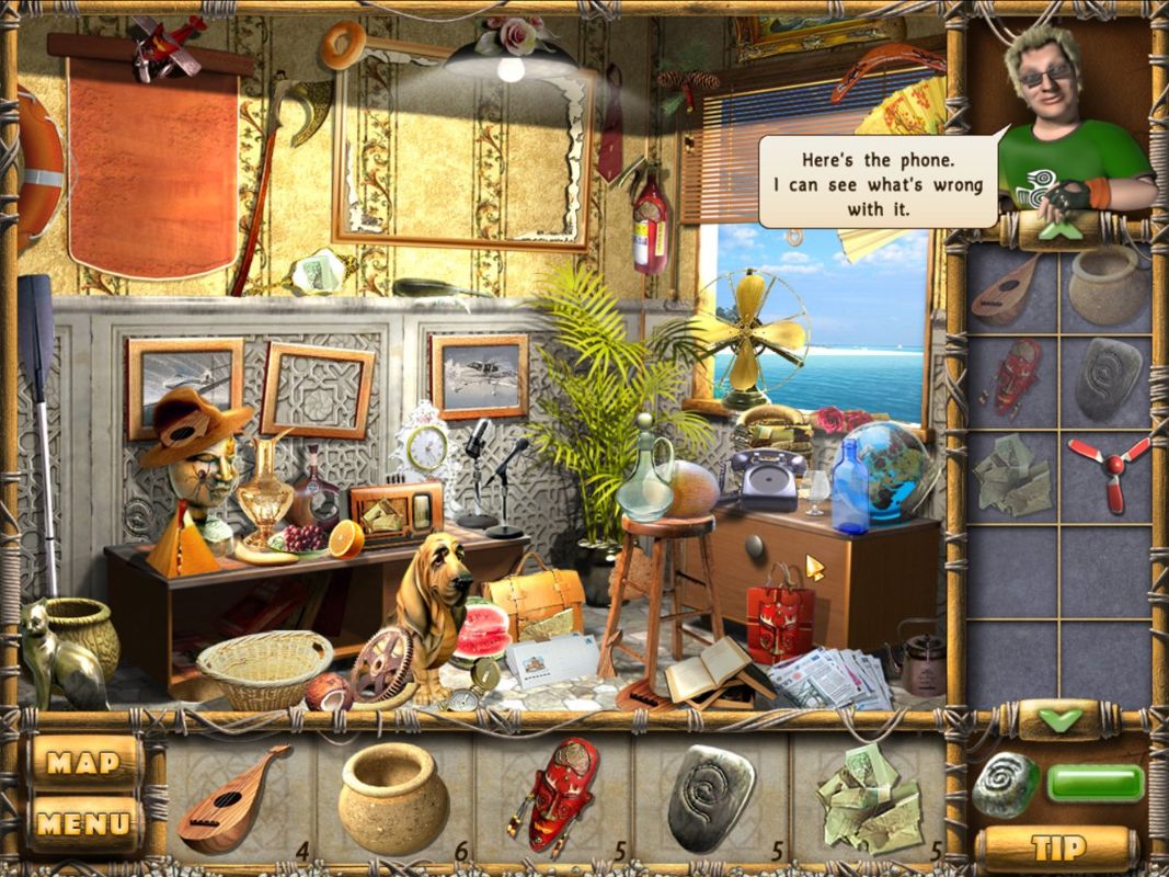 The Treasures of Mystery Island (Windows) screenshot: Office