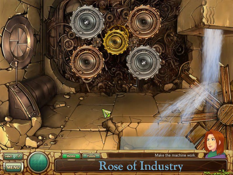 Samantha Swift and the Hidden Roses of Athena (Windows) screenshot: Machine