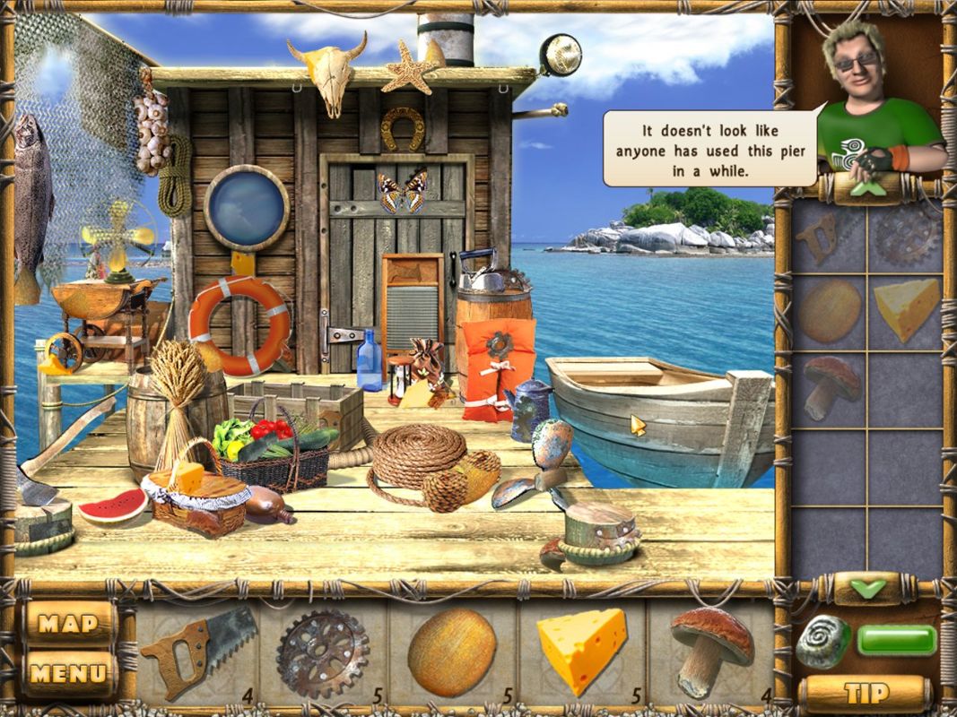The Treasures of Mystery Island (Windows) screenshot: Pier