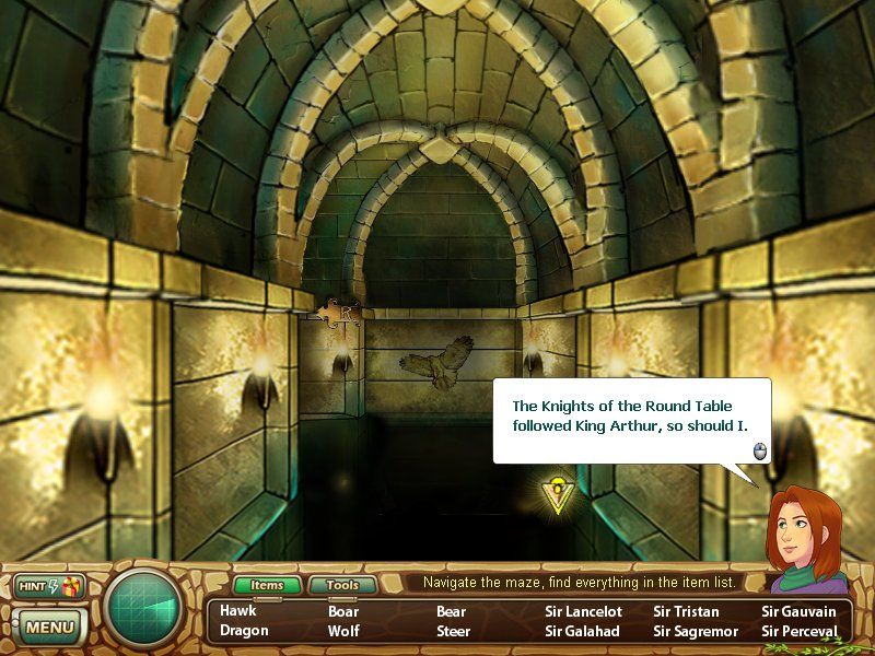 Samantha Swift and the Hidden Roses of Athena (Windows) screenshot: Labyrinth