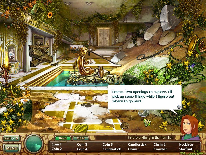 Samantha Swift and the Hidden Roses of Athena (Windows) screenshot: Bath