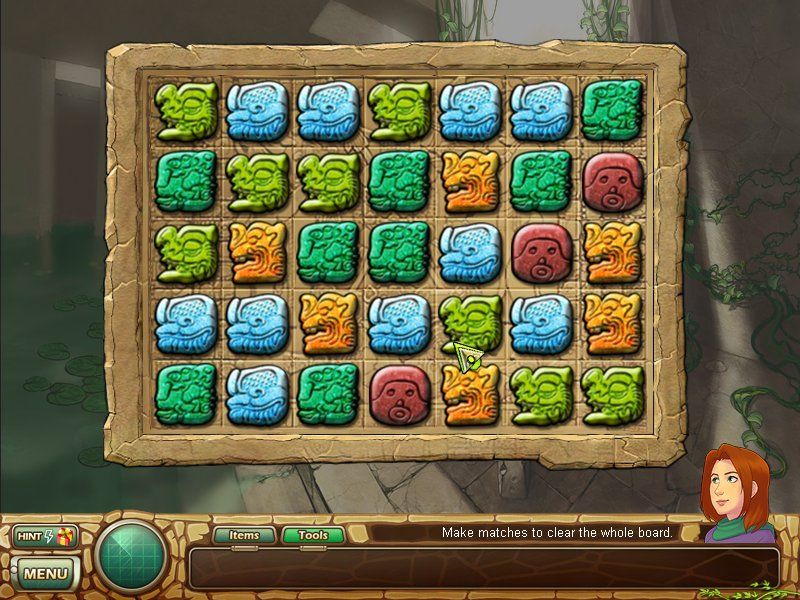 Samantha Swift and the Hidden Roses of Athena (Windows) screenshot: Tile matching mini-game