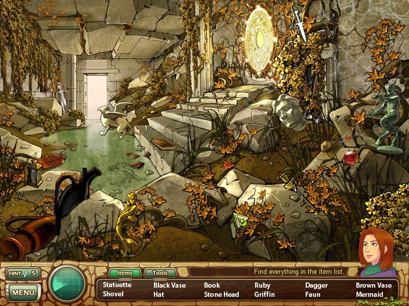 Samantha Swift and the Hidden Roses of Athena (Windows) screenshot: Stairs