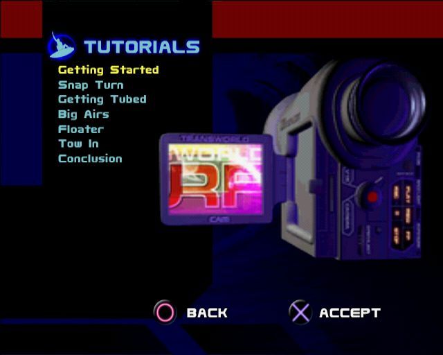 TransWorld Surf (PlayStation 2) screenshot: There are plenty of in-game tutorials